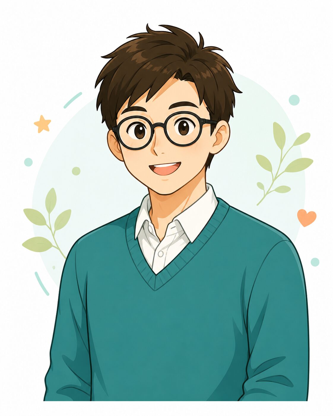 ヒコ先生のプロフィールイラスト