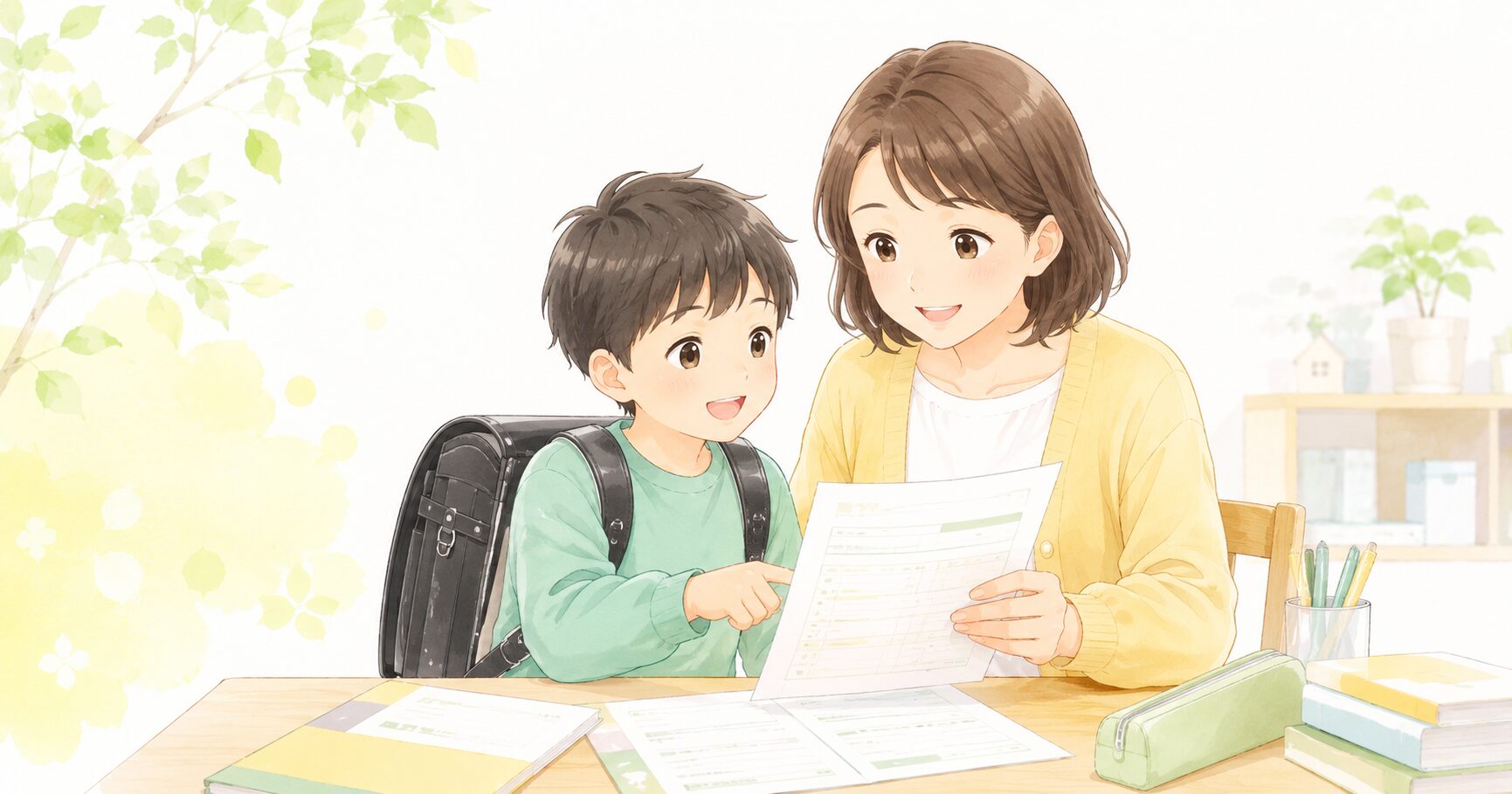 就学援助制度の対象と申請タイミングのイラスト