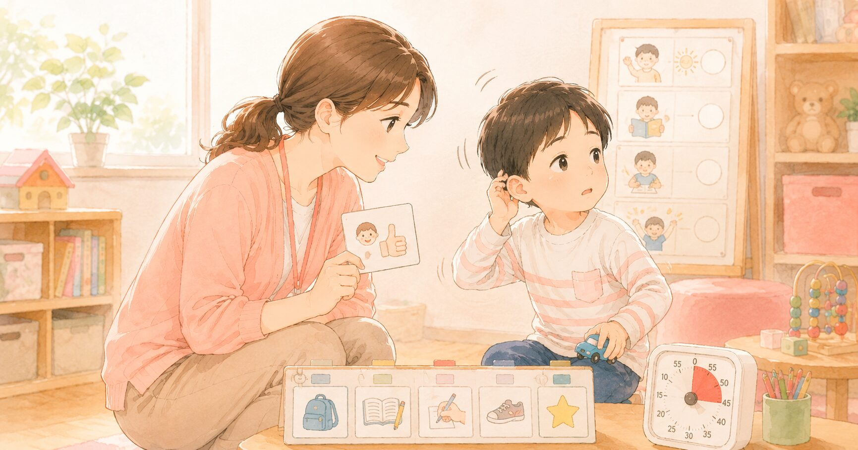 ADHDの子への声かけのアイキャッチ