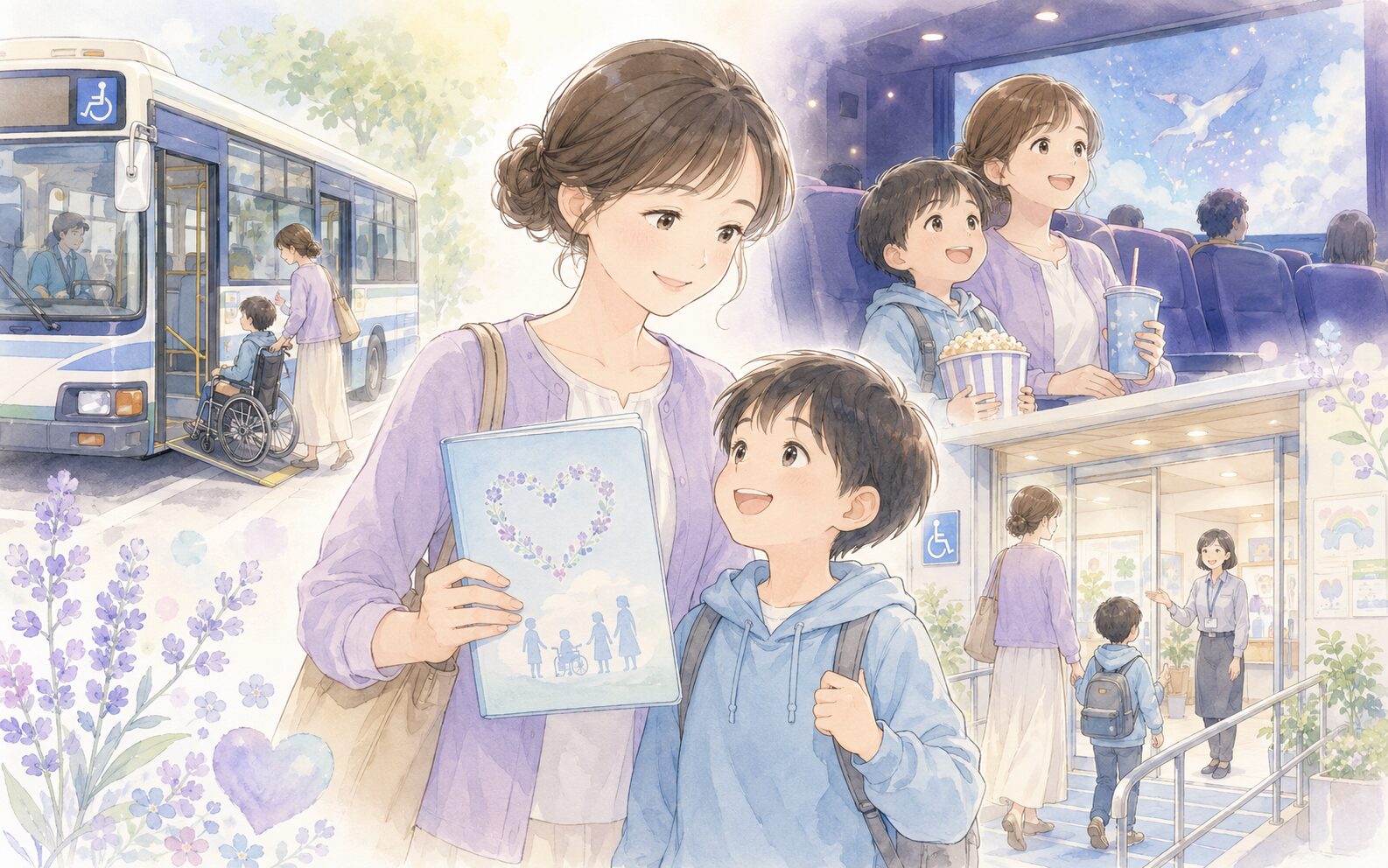 療育手帳で使えるサービスのイラスト